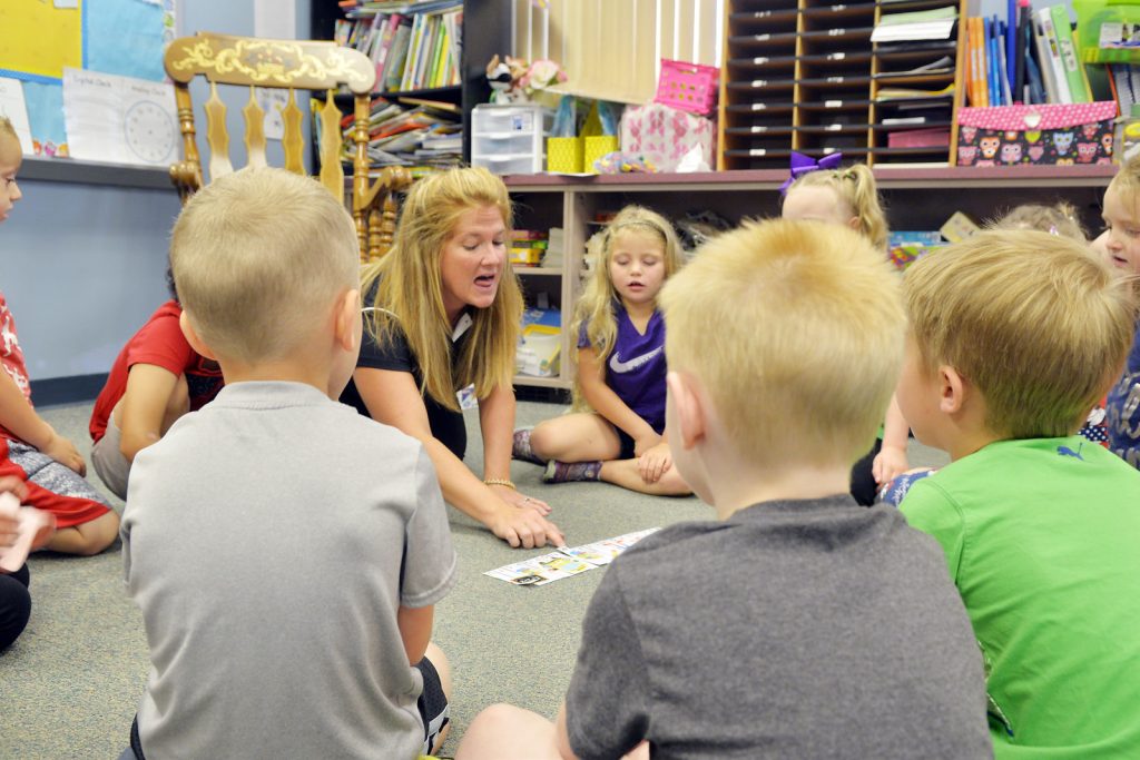 Children prepare for kindergarten at Friendship Hill, Masontown with